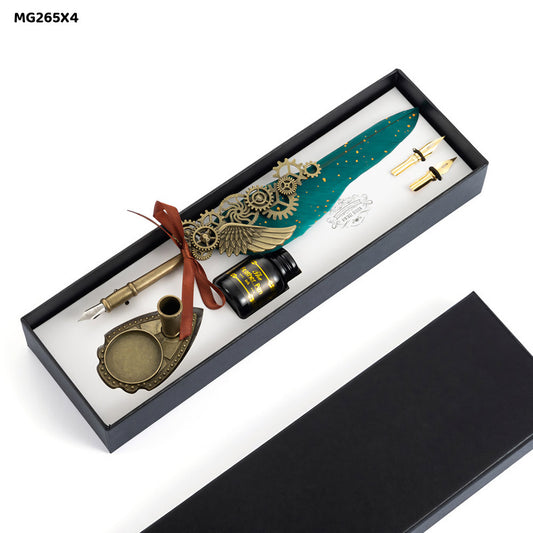 Gift To Love | Feather Ink Pen Box Set | Code : MG265X4