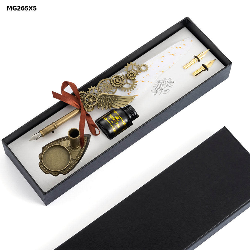 Gift To Love | Feather Ink Pen Box Set | Code : MG265X5