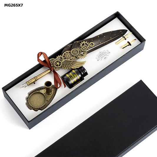 Gift To Love | Feather Ink Pen Box Set | Code : MG265X7