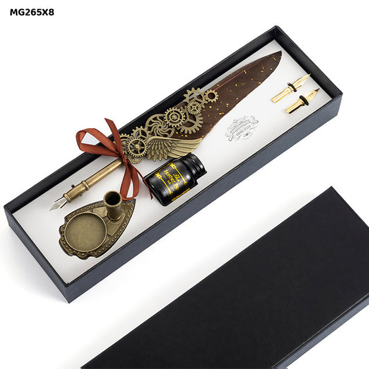 Gift To Love | Feather Ink Pen Box Set | Code : MG265X8