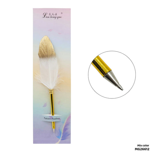 Gift To Love | Feather Ink Pen | Color : White | Code : MG26612