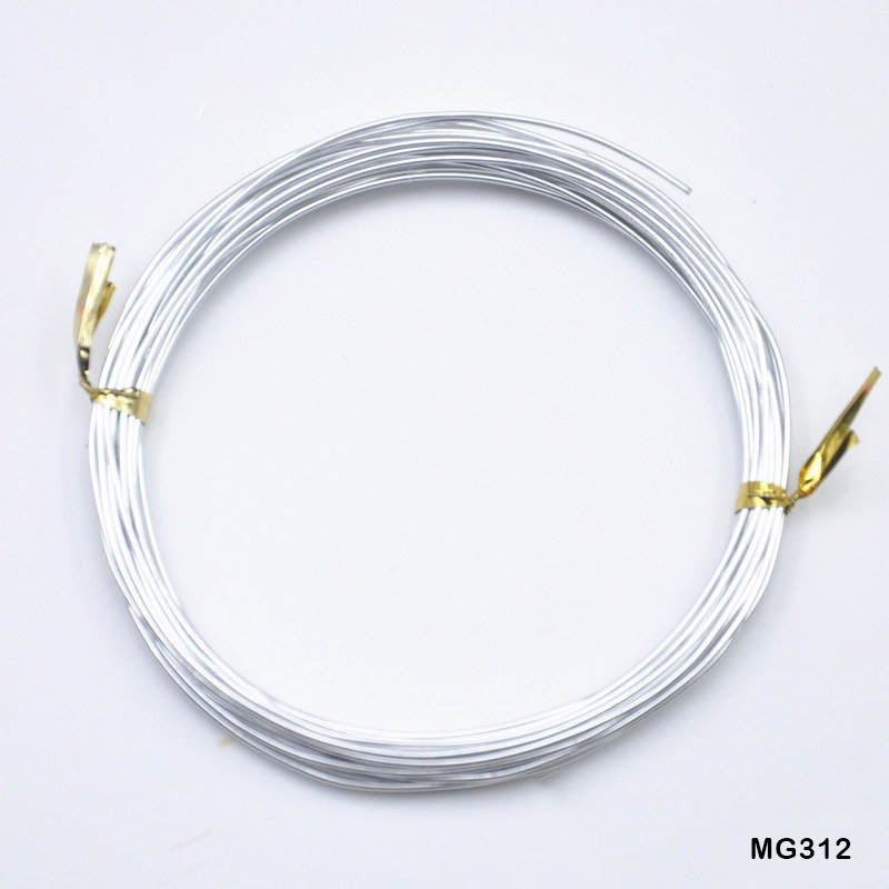 Gift To Love | Metal Wire | Color : Silver | Size : 5 Mtr 1 Mm | Code : MG312
