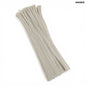 Gift To Love | Craft Pipe Cleaner | Color : Off White | Size : 7 Mm X 30 Cm | Pcs : 100 Pcs | Code : MG3815