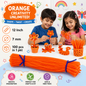 Gift To Love | Craft Pipe Cleaner | Color : Neon Orange | Size : 7 Mm X 30 Cm | Pcs : 100 Pcs | Code : MG3832