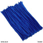 Gift To Love | Craft Pipe Cleaner | Color : Royal Blue | Size : 7 Mm X 30 Cm | Pcs : 100 Pcs | Code : MG3883