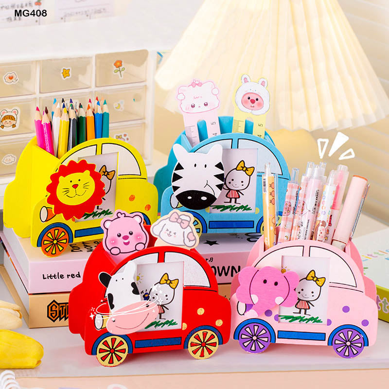 WOODEN CAR PEN STAND (MG408) - GIFT TO LOVE