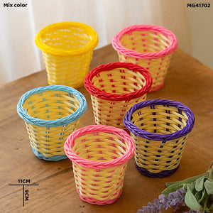 Gift To Love | Wicker Decoration Basket | Size : Round | Code : MG41702