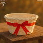 Gift To Love | Wicker Decoration Basket | Size : Oval | Code : MG41703