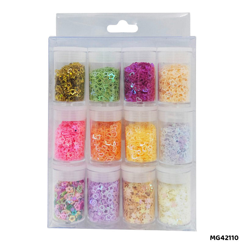 Gift To Love | Resin Craft Sequins Multi | Pcs : 12 Pc | Code : MG42110