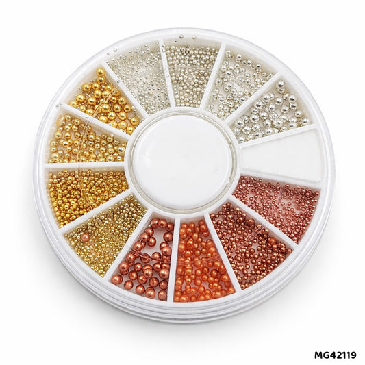 Gift To Love | Nail Art Small Beads | Pcs : 12 Compartment | Code : MG42119