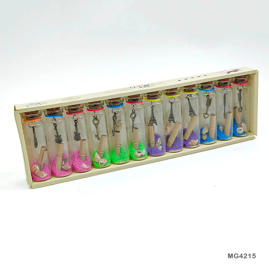 Gift To Love | Glass Message Bottle | Pcs : 12 Pcs | Code : MG4215