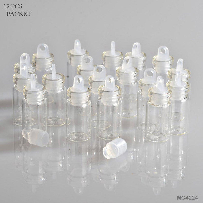 Gift To Love | Message Bottle Mini | Size : 11 Mm X 22 Mm | Pcs : 12 Pcs | Code : MG4224