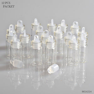 Gift To Love | Message Bottle Mini | Size : 11 Mm X 22 Mm | Pcs : 12 Pcs | Code : MG4224