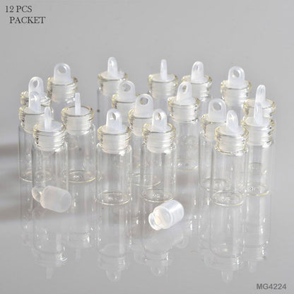 Gift To Love | Message Bottle Mini | Size : 11 Mm X 22 Mm | Pcs : 12 Pcs | Code : MG4224