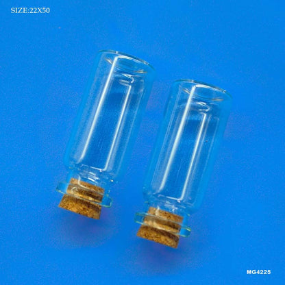 Gift To Love | Message Bottle | Size : 22 Mm X 50 Mm | Pcs : 12 Pcs | Code : MG4225