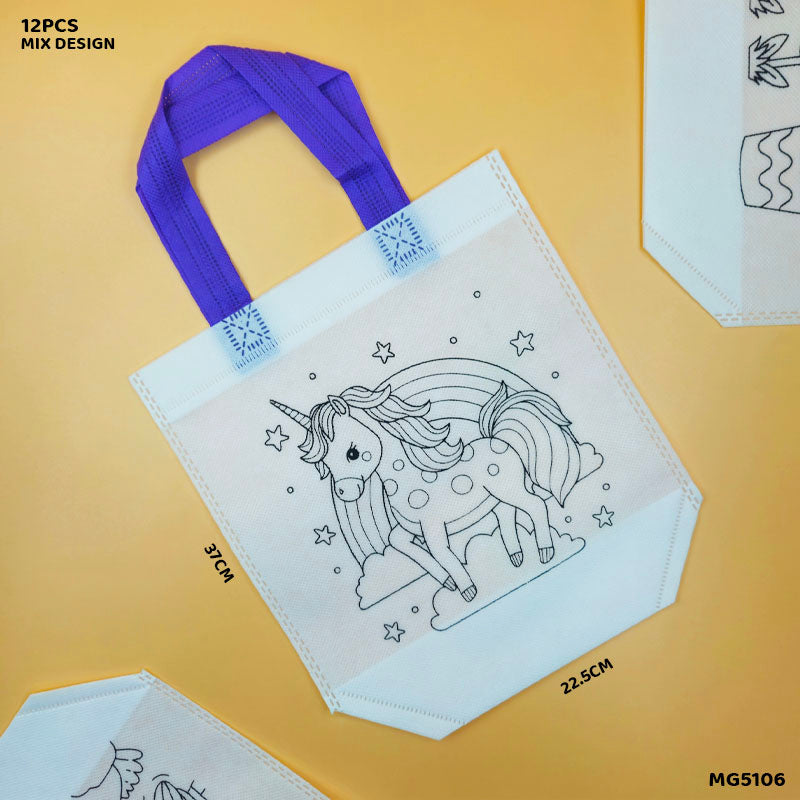 गिफ्ट टू लव | DIY बैग प्रीमार्क्ड | साइज़: 37 X 22.5 सेमी | पीस: 12 पीस | कोड: MG5106
