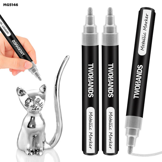 Gift To Love | Paint Marker | Color : Silver | Pcs : 6 Pcs | Code : MG5146