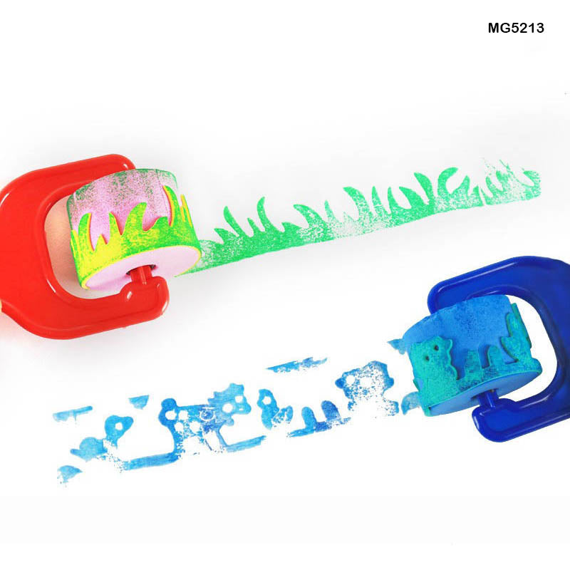 4 Pcs Foam Roller Stamp