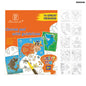 Gift To Love | Printed Canvas Pad | Size : 24 X 30 Cm | Pcs : 10 Sheets | Code : MG5246