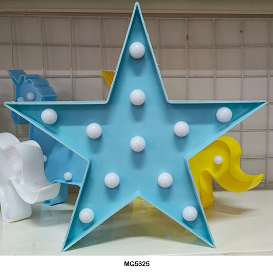 Gift To Love | Star Shape Led Box | Color : Blue | Code : MG5325