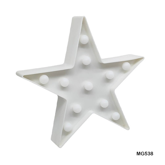 Gift To Love | Star Shape Led Box | Color : White | Code : MG538