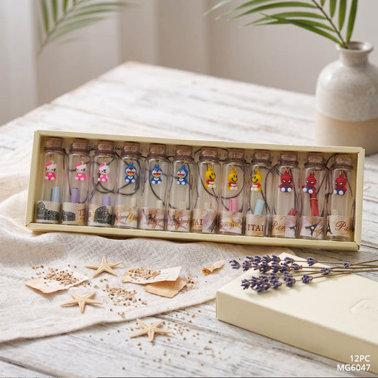 ਪਿਆਰ ਨੂੰ ਤੋਹਫ਼ਾ | ਕੱਚ ਦੀ ਸੁਨੇਹਾ ਬੋਤਲ 12 PCS | ਕੋਡ : MG6047