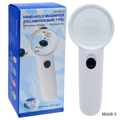 Gift To Love | Magnifier Glass Hand Hold | Size : 5X 50 Mm | Code : MG6B-3