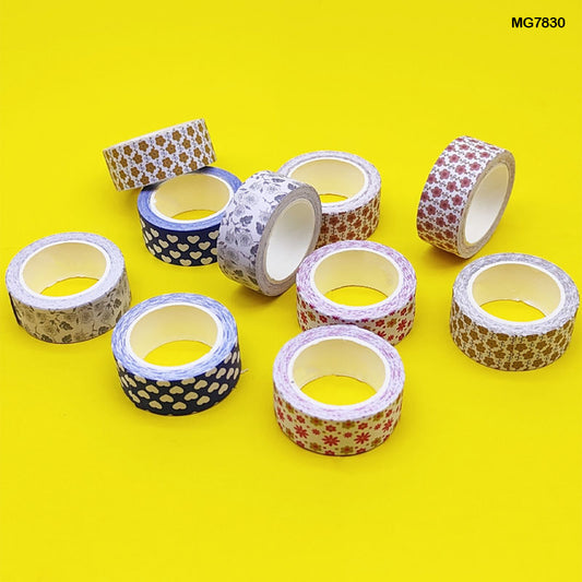 Gift To Love | Printed Tape | Size : 3 M X 1.5 | Pcs : 10 Pc Pack | Code : MG7830