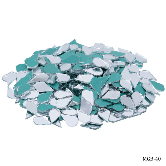 Gift To Love | Mirror For Lippan Art Drop Shape | Size : Small | Code : MGB-40