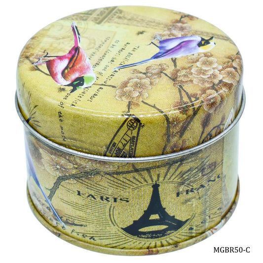 Gift To Love | Metal Gift Box Print Round | Size : 75 X 50 Mm H | Code : MGBR50-C