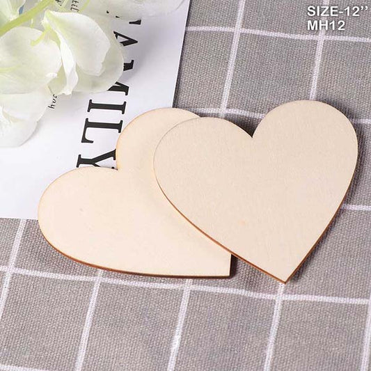 Gift To Love | Mdf Heart | Size : 12 Inch | Pcs : 10 Pcs | Code : MH12