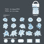 Gift To Love | Blooming Flower Sticker | Size : 76 Mm X 80 Mm | Pcs : 40 Pcs | Code : MHD006