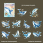 Gift To Love | Whale Falling Star Series Deco Sticker | Pcs : 10 Pc | Code : MHDJLXC003