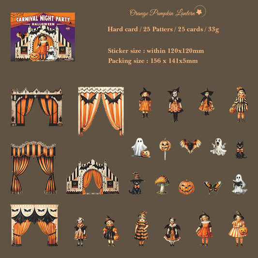 Gift To Love | Halloween Handbook Deco Sticker | Pcs : 25 Pcs | Code : MHDKHPD001