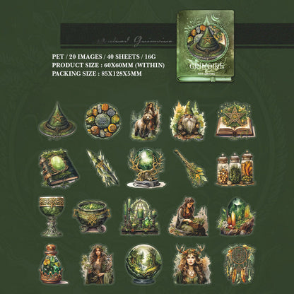 Gift To Love | Sacred Magic Book Series Sticker | Pcs : 40 Pcs | Code : MHDSSMF003