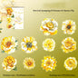 Gift To Love | Handbook Deco Flower Sticker | Pcs : 10 Pc | Code : MHDYDHK003