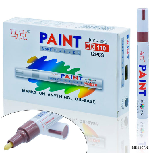 Gift To Love | Acrylic Painter Marker | Color : Red Brown | Code : MK110RN