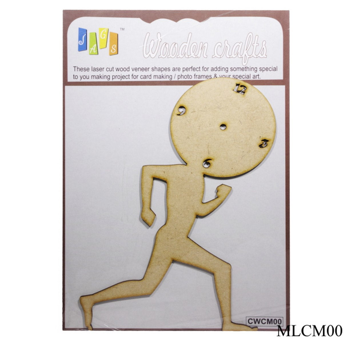 Gift To Love | Mdf Laser Cutting Man Sport Clock | Code : MLCM00