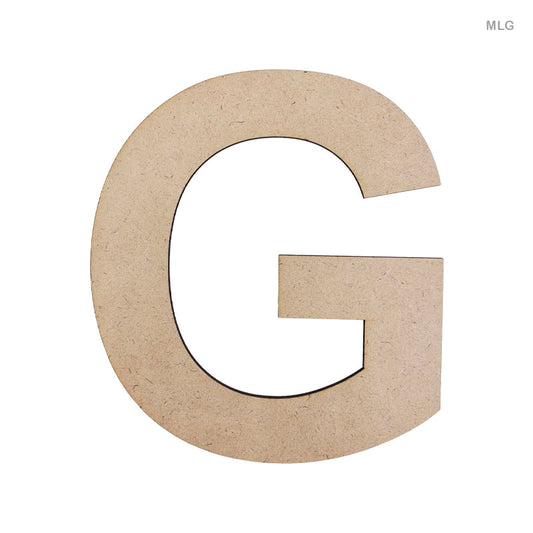 Gift To Love | Letter G Mdf Cutout | Size : 6 Inch | Code : MLG