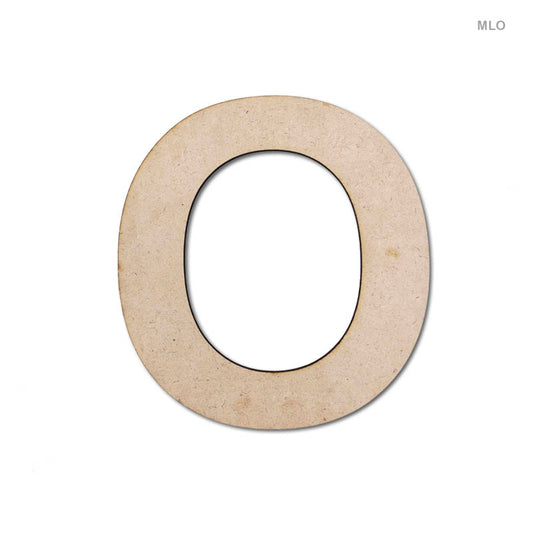 Gift To Love | Letter O Mdf Cutout | Size : 6 Inch | Code : MLO