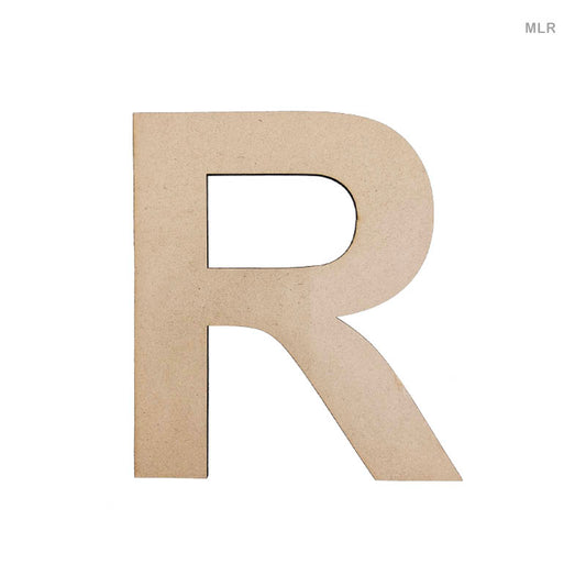 Gift To Love | Mdf Letter R | Size : 6 Inch | Code : MLR