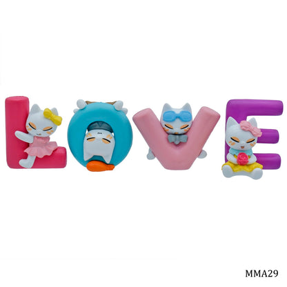 Gift To Love | Miniature Model Love | Pcs : 4 Pcs | Code : MMA29