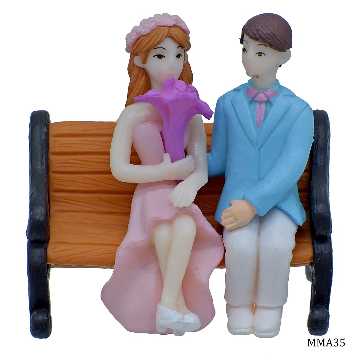 Gift To Love | Miniature Model Couple With Chair Set | Code : MMA35