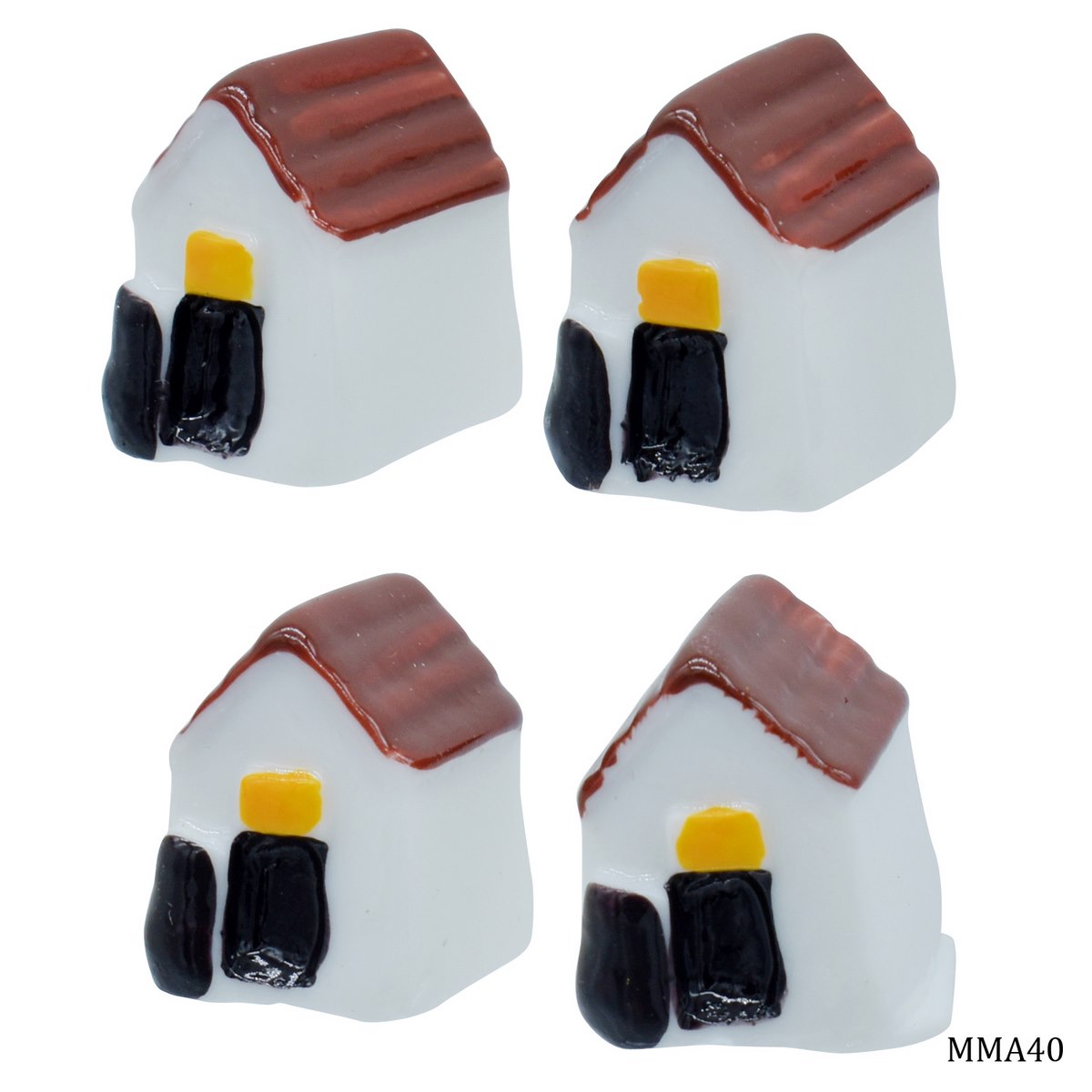 Gift To Love | Miniature Model Mini House | Pcs : 4 Pcs | Code : MMA40