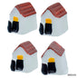 Gift To Love | Miniature Model Mini House | Pcs : 4 Pcs | Code : MMA40