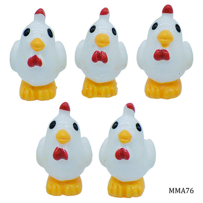 Gift To Love | Miniature Model Chicken | Pcs : 5 Pcs | Code : MMA76