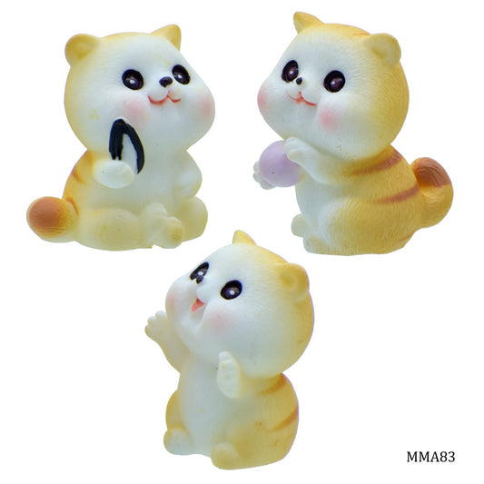 Gift To Love | Miniature Model Cat | Pcs : 3 Pcs | Code : MMA83