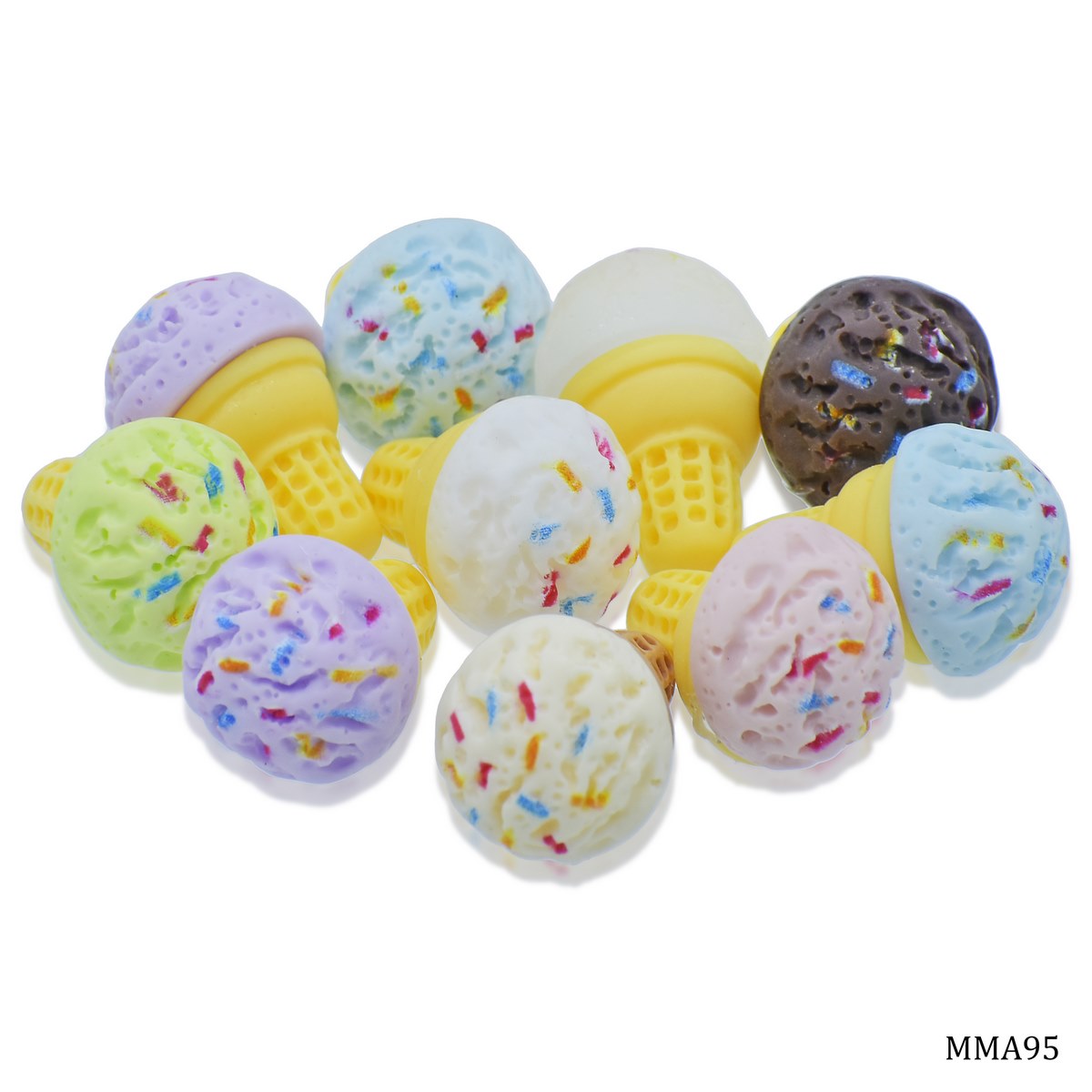 Gift To Love | Miniature Model Ice Cream Cone | Pcs : 10 Pcs | Code : MMA95