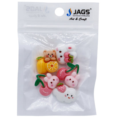 प्यार को उपहार | लघु मॉडल फल और फूल | रंग : मिश्रित रंग | नग : 5 नग | कोड : MMAN-29