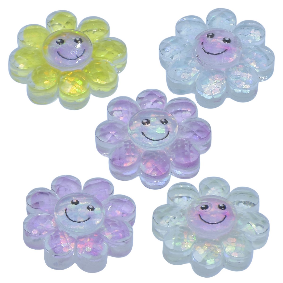 Gift To Love | Miniature Crystal Sunflower | Color : Mix Colour | Pcs : 5 Pcs | Code : MMAN-53